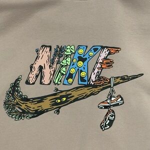 Nike Light Pink Hoodie with Logo